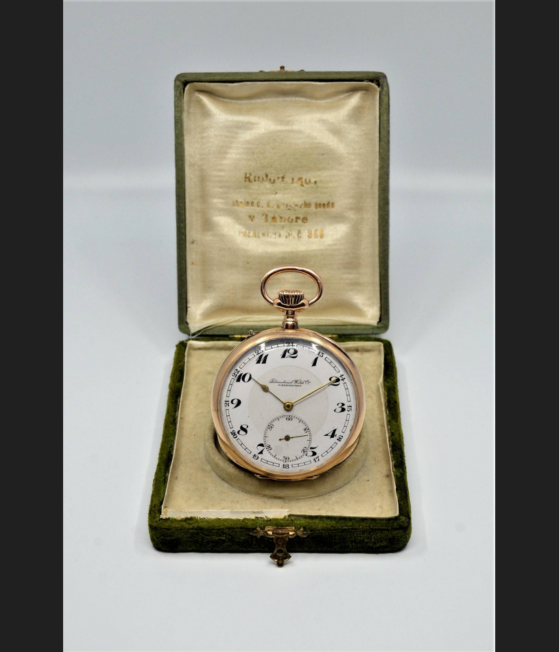IWC Schaffhausen, złoty zegarek kieszonkowy z 1905 roku