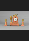 Buduarowy zegar komodowy, Francja XIX wiek