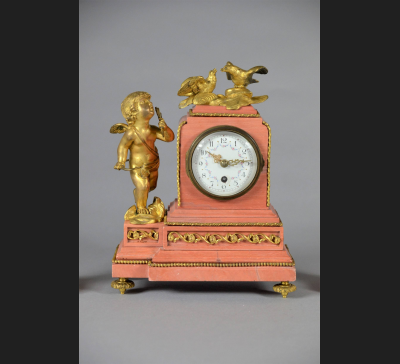Buduarowy zegar komodowy, Francja XIX wiek