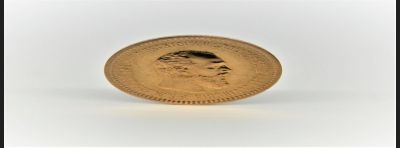 Moneta kolekcjonerska 5 rubli Aleksander III 1891 rok, złoto 0.900