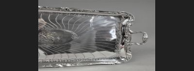 Taca, srebro 950, Edmond Tetard koniec XIX wieku