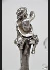 De Luxe !! ODIOT , królewski kabaret, srebro 950 XIX wiek