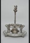 De Luxe !! ODIOT , królewski kabaret, srebro 950 XIX wiek