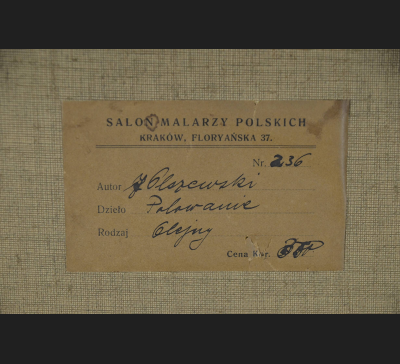 "Polowanie", Jan Olszewski 1916 / Monachium