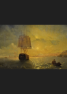 "Port w Odessie", olej w/g I. Ajwazowskiego XIX wiek