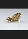 "Wielki Motyl", złoto 750 / diamenty/ szmaragdy /rubiny, XIX w.