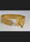 Imponująca bransoleta, złoto 750, diamenty 1.00 ct.