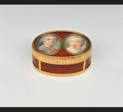 De Luxe !! Kolekcjonerska tabakiera, złoto / Paryż lata 1788-1789