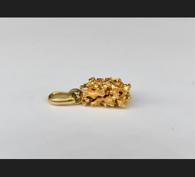 "Samorodek", oryginalna biżuteria, złoto 750, 3.32 gram !