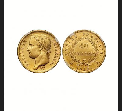 40 franków, Napoleon Empereur, złoto 900, 1812 rok