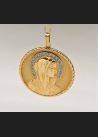 Medalion / wisior złoto 750, diamenty ok. 1900 roku
