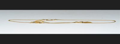 Kolekcjonerska dewizka, złoto 750 ok.1900 r.