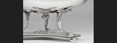 Cukiernica klasycystyczna, srebro 950 XIX w.