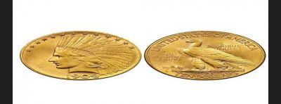 copy of 3 złote monety, 10 $ Indian Head / Eagle 1910 / 1932 rok