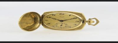 LIP, zegarek kieszonkowy, złoto 750 pocz. XX w.