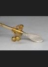 Grzechotka dla dziecka, złoto 750, XIX wiek