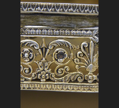 Patera srebro złocone 950, ok. 1900 roku