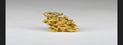 "Samorodek", oryginalna biżuteria, złoto 750, 7,40 gram !