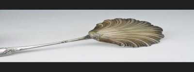 Łyżka serwisowa, srebro 950 pocz. XX wieku