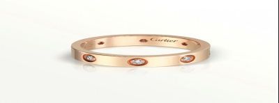 Cartier Love, złoto , 8 brylantów