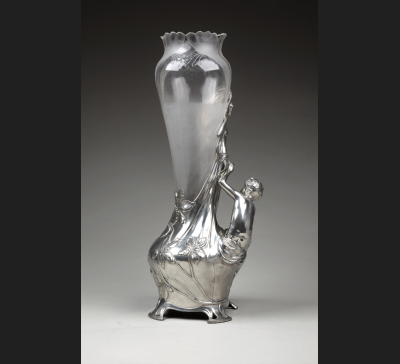 WMF - wspaniały wazon, Secesja 1909-1910, wysokość 50 cm!!!