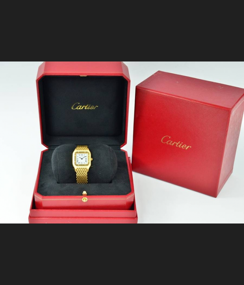 Cartier Santos, damski kultowy model, złoto 750